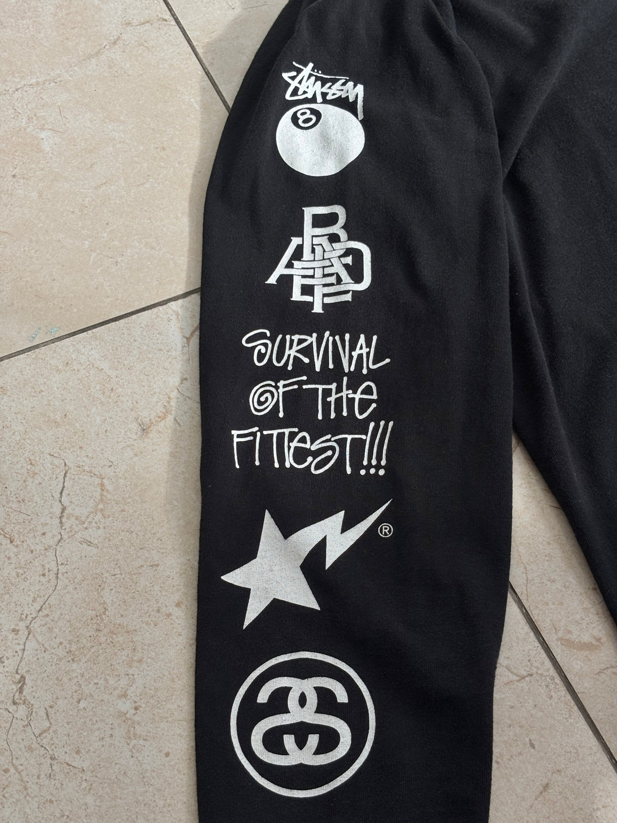 Camibuso Bape x Stussy ‘Survival of the Fittest’ 2010 NIGO ERA