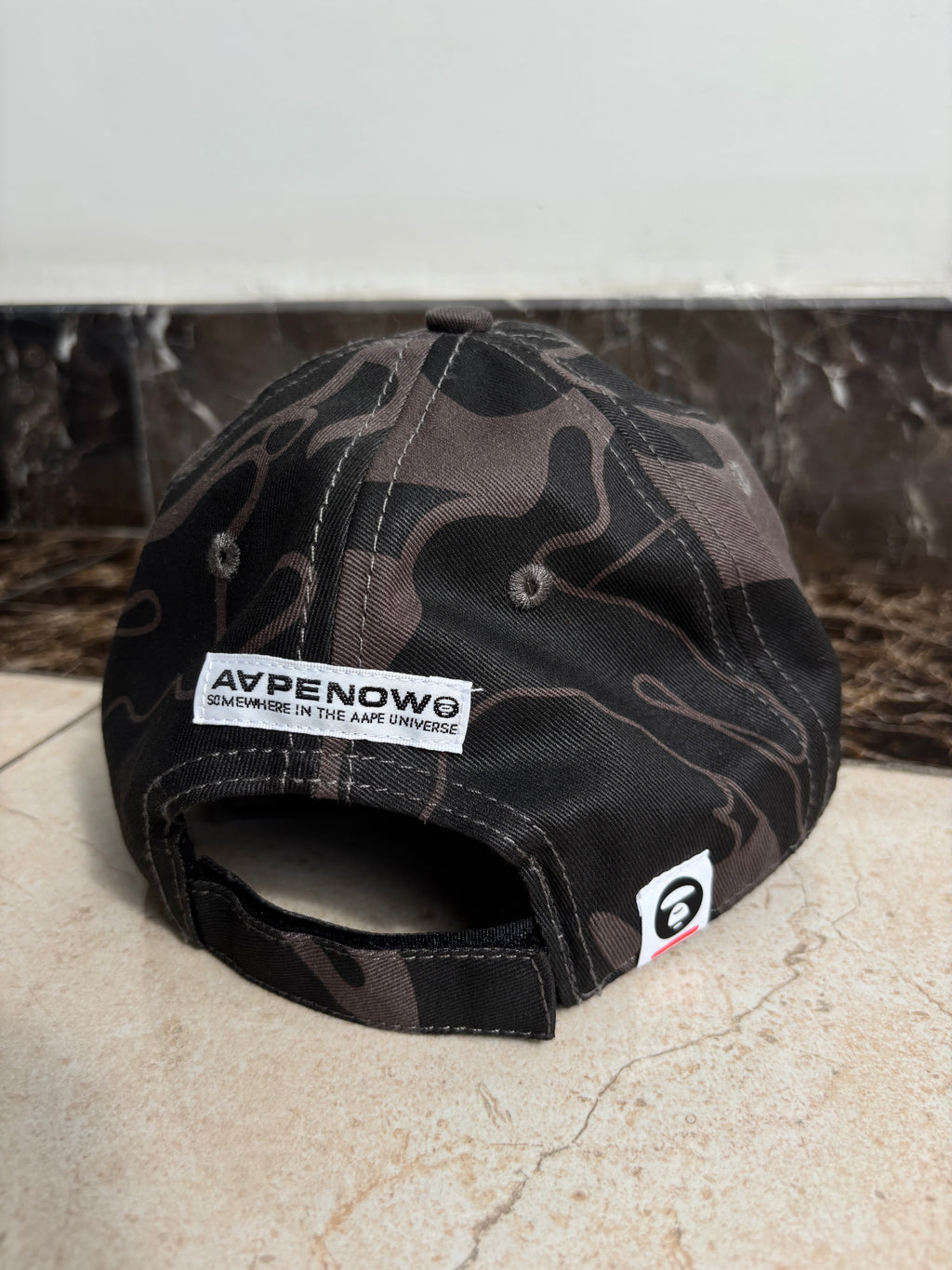 Cap Aape by a Bathing Bape ‘Moonface Camo’