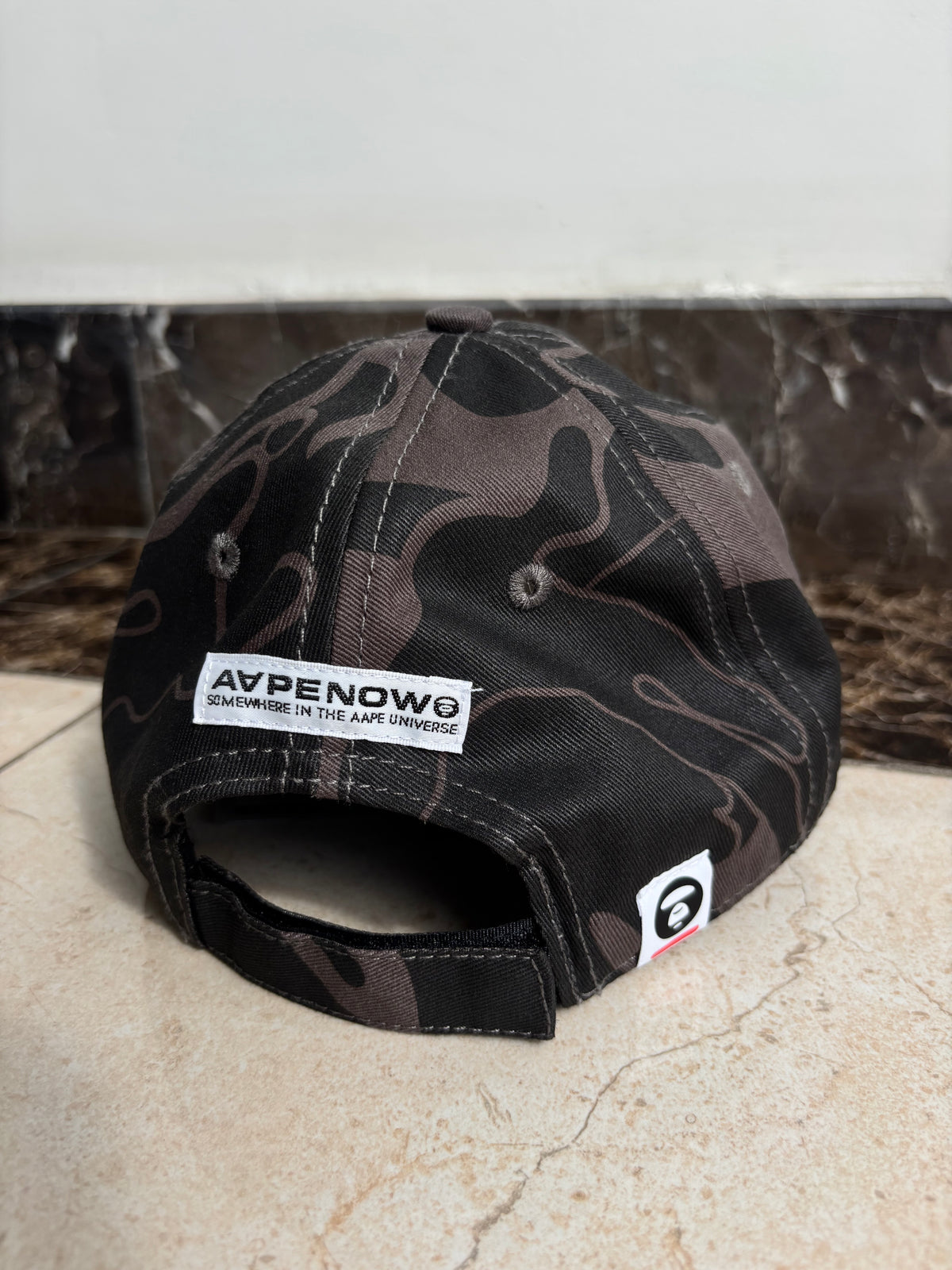 Cap Aape by a Bathing Bape ‘Moonface Camo’