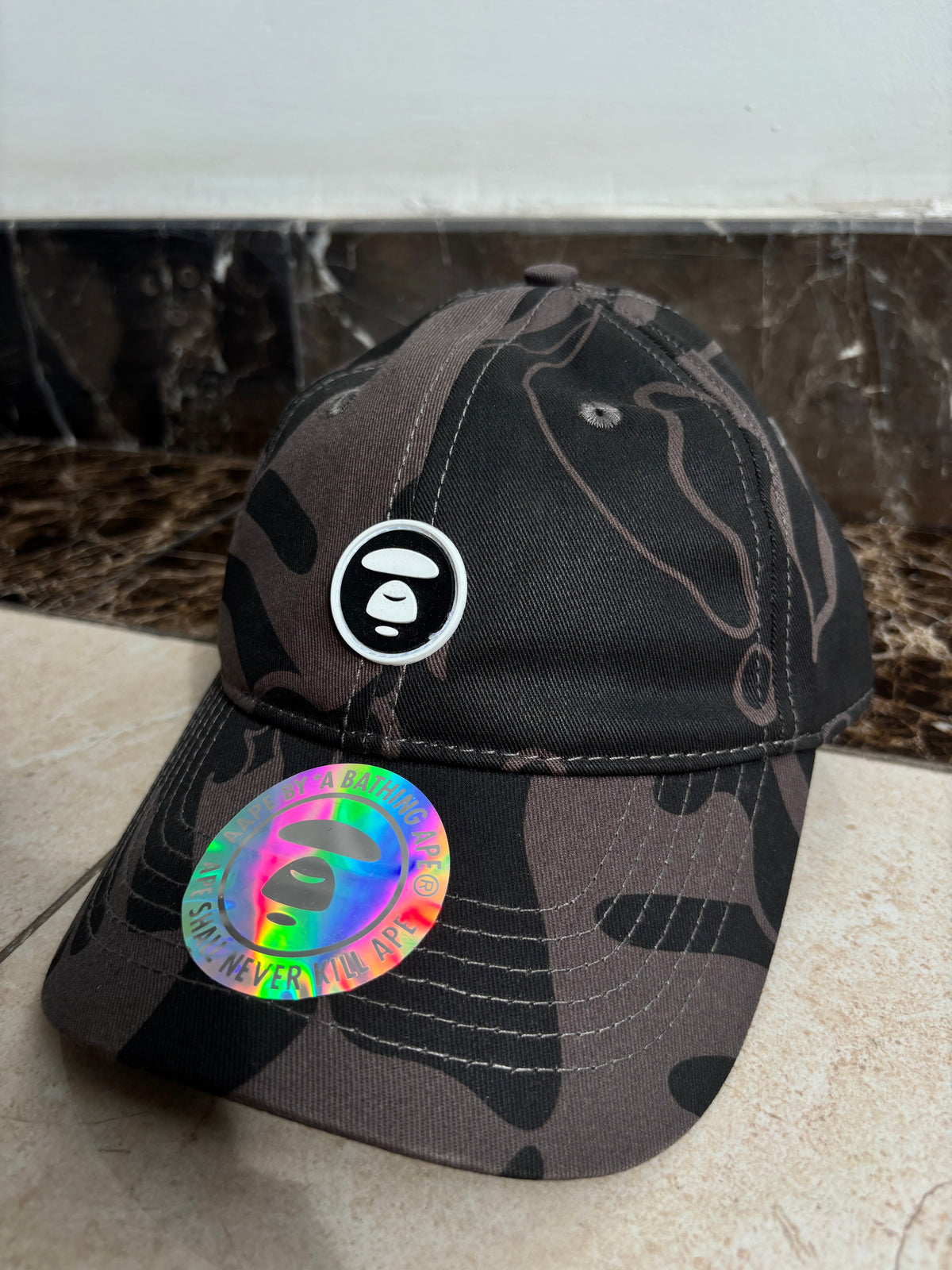 Cap Aape by a Bathing Bape ‘Moonface Camo’