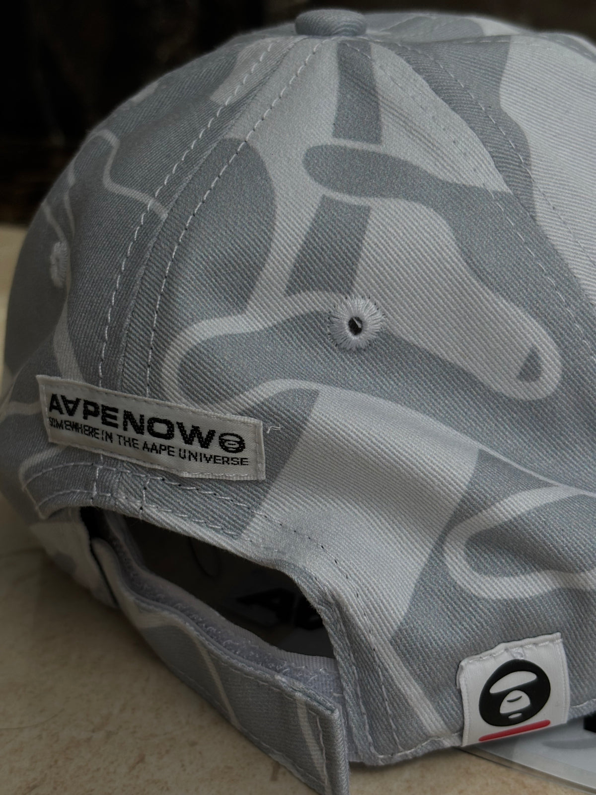 Cap Aape by a Bathing Bape ‘Moonface Camo’