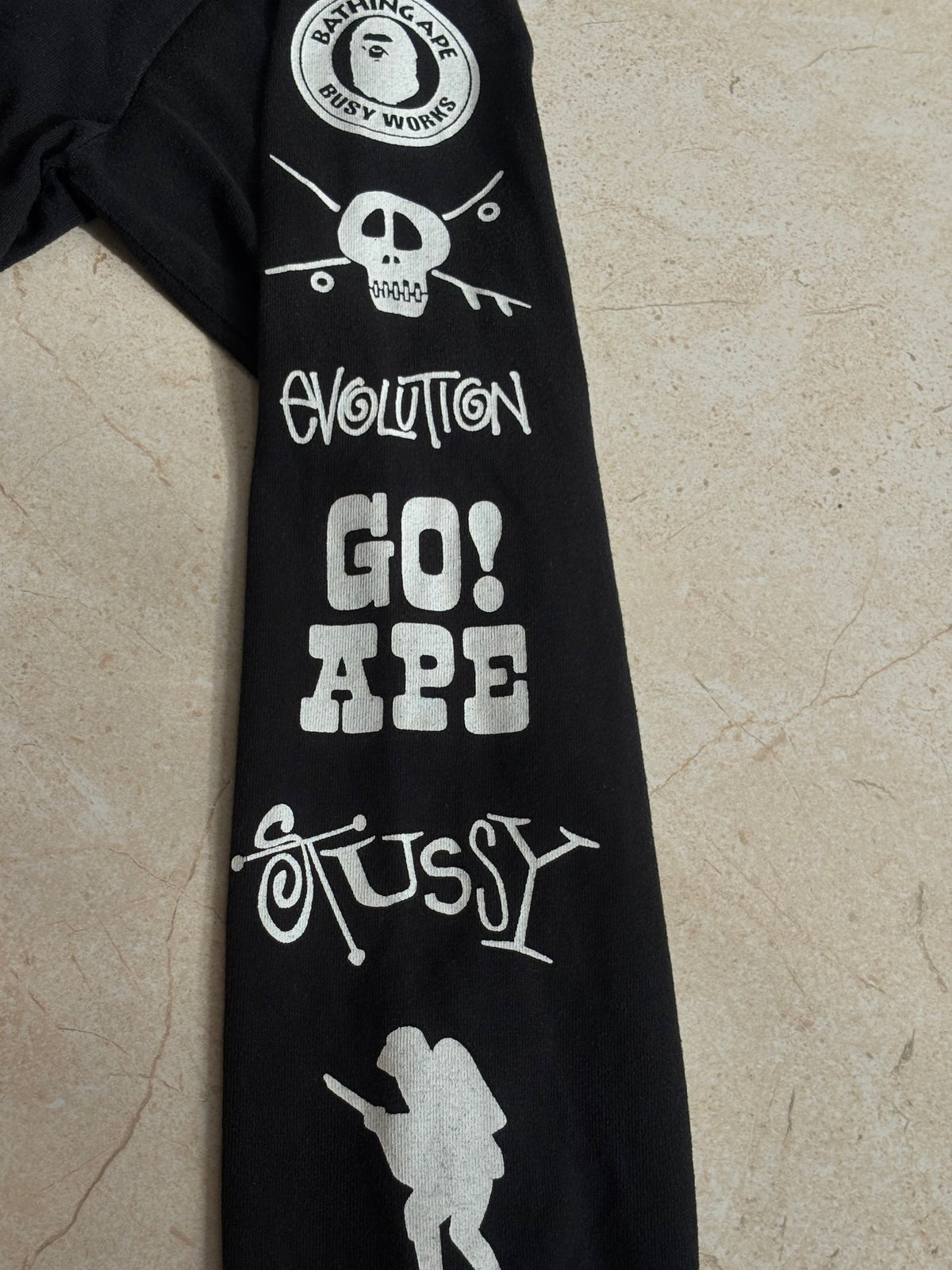 Camibuso Bape x Stussy ‘Survival of the Fittest’ 2010 NIGO ERA