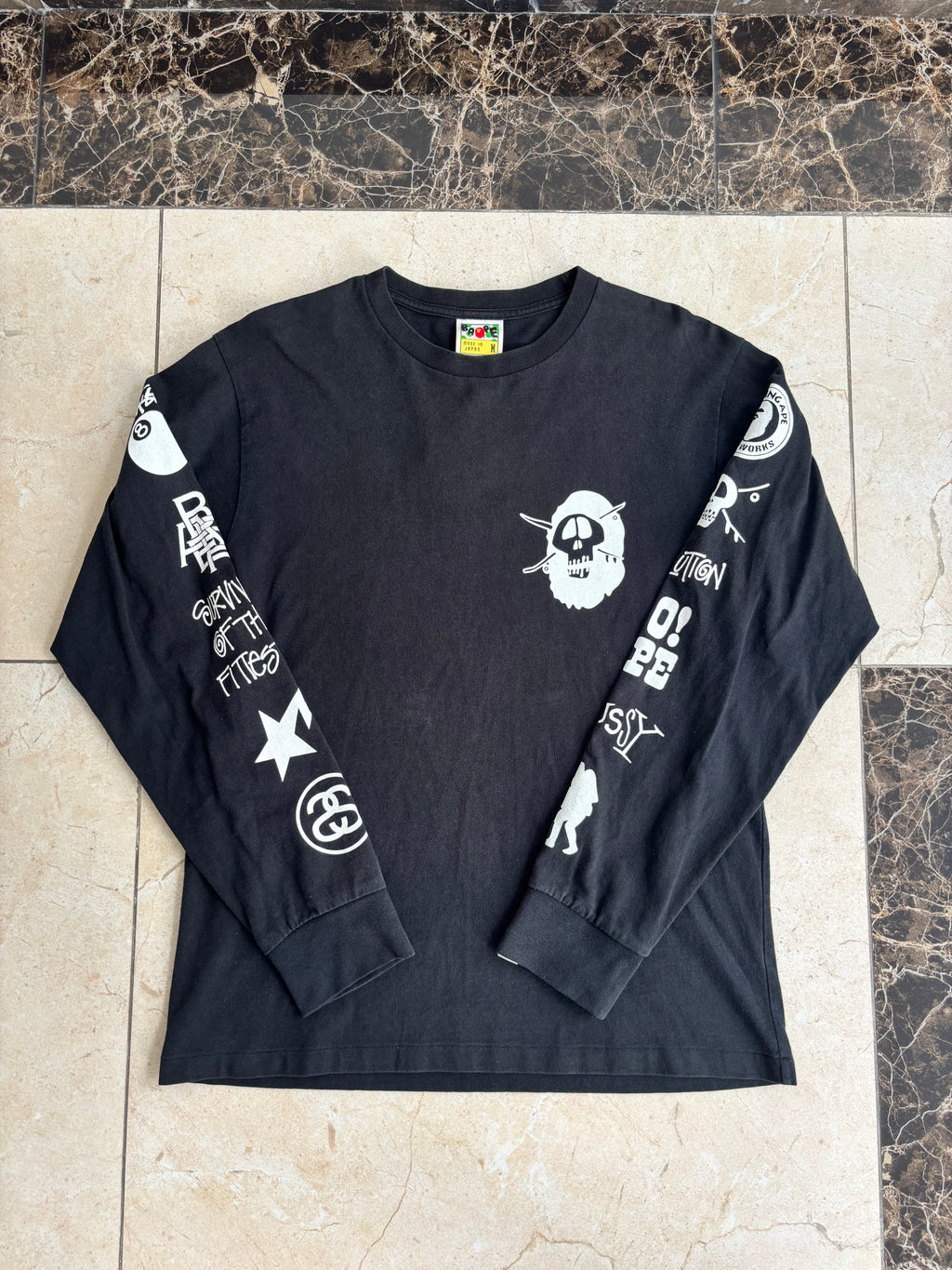 Camibuso Bape x Stussy ‘Survival of the Fittest’ 2010 NIGO ERA