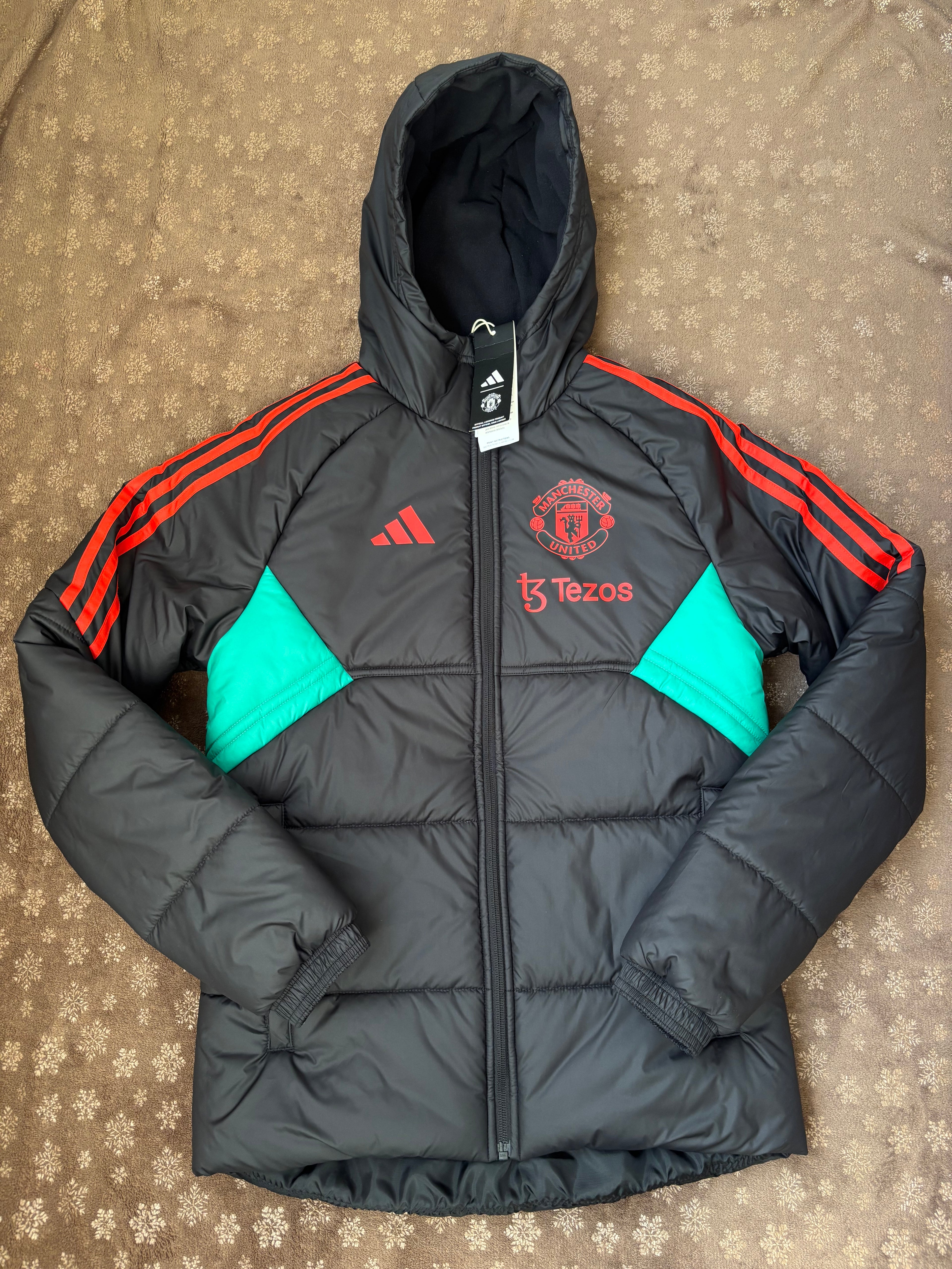 Adidas Puffer Jacket Manchester United